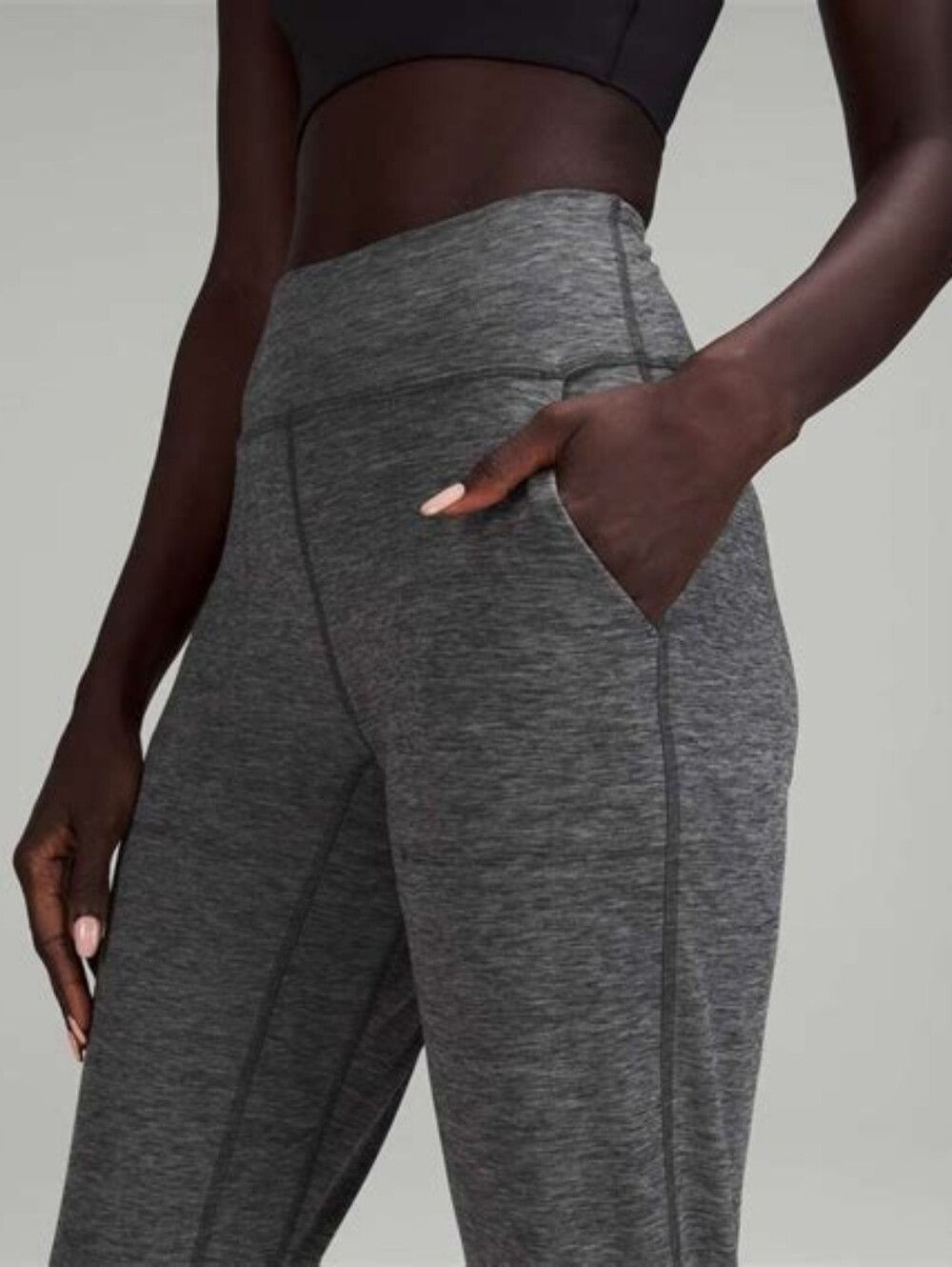 Lululemon 🍋 Align Joggers 📐 4 in Heathered Graphite Grey
